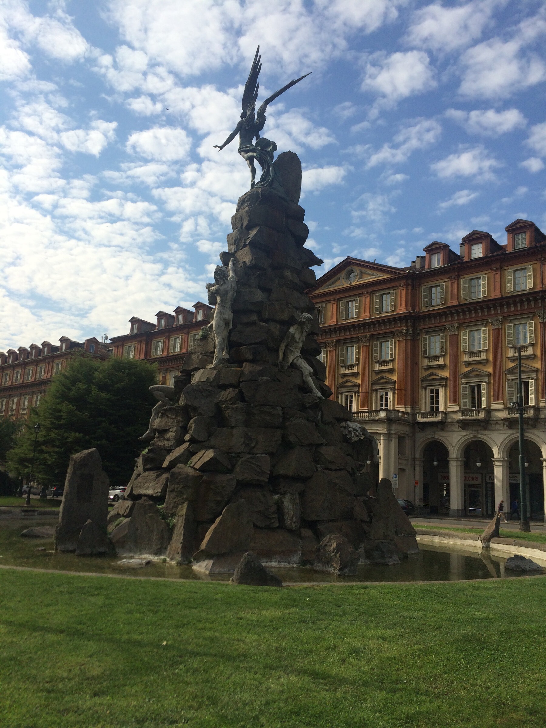 La fontana al Traforo del Frejus